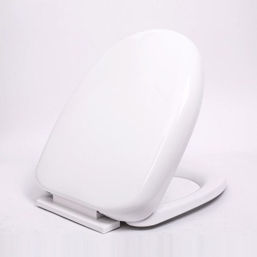 Assento de sanita branco aquecido eletrônico higiênico e tampa
