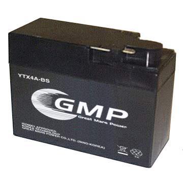 Dry Charge Maintenance Free Motorcycle Battery (YTX4A-BS)