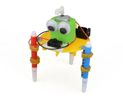 Creative DIY Science Gizmo: Graffiti Robot Puzzle for Kids
