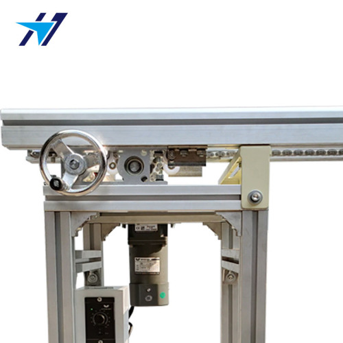 Double speed chain chain plug-in conveyor line