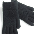 Guantes Jacquard Negro Personalizados