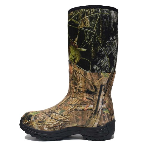 Camouflage makapal na soled hunting boots