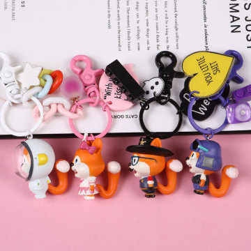 Dog Plastic Keychain Accessory