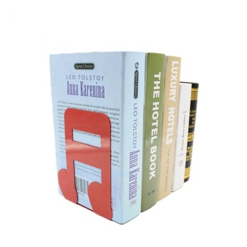 Treble metal book stand book support baffle