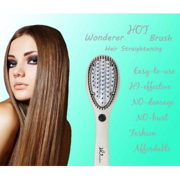 Handy Brush Top Ceramic Hair Straightener