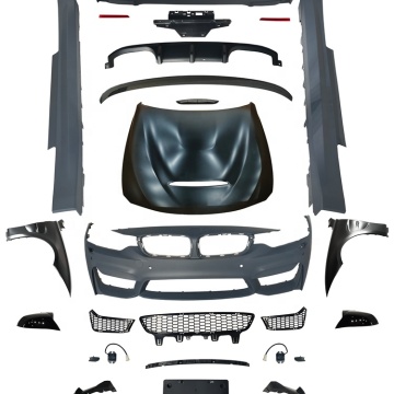 4 Series F32 to M4 2 Door Full Set PP Body Kit with Bumper and Side Skirt