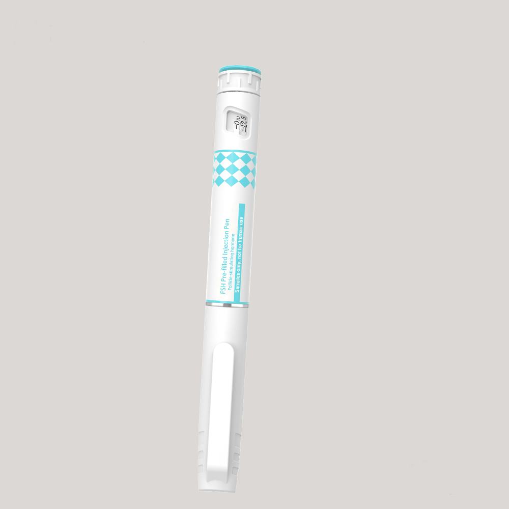 Inyector de lápiz de pluma previamente lleno de inyección FSH en fertilidad