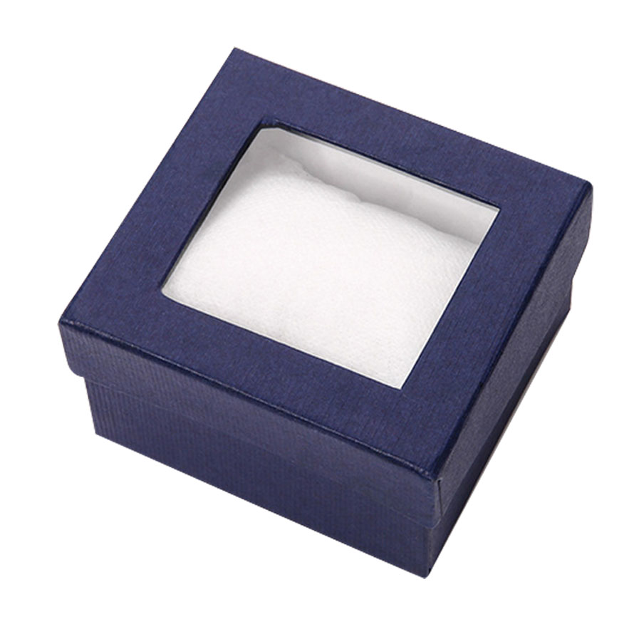 Luxury retail watch box with window