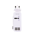 UK Plug Universal Travel 4 Port USB Chargeur