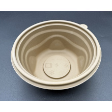 Fully Biodegradable Food Box Fully degradable round reed lunch box Supplier