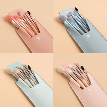 8Pcs Makeup Brushes Set Cosmetic Eye Shadow Foundation Blush Blending Makeup Brushes Wholesale