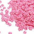 Arcilla polimérica con forma de Mini cerdos rosados ​​bonitos para decoración de uñas, adornos de cabujón, adornos artesanales hechos a mano