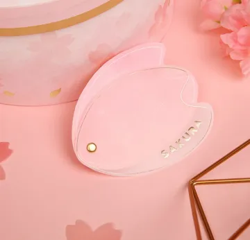 Pink small fancy greeting cards