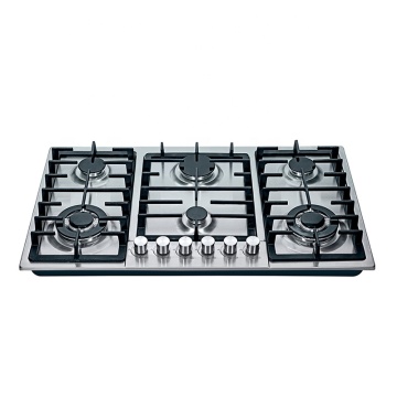 OEM 6 Burner in acciaio inossidabile in acciaio incorporato a gas ging/ng cottura da 30 pollici per cucina