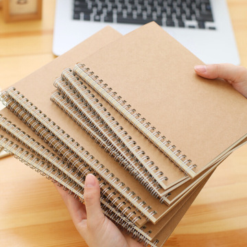 Wholesale Kraft Paper Notebooks: A6, A5, A4 Size & Personalized Spiral Notebooks