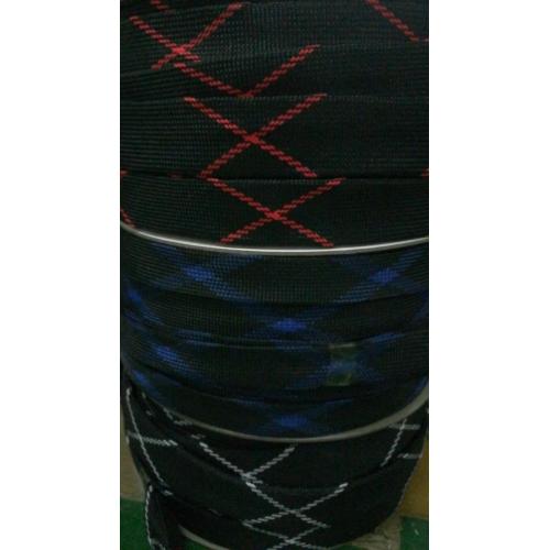 Black Red Nylon Expandable Braided Sleeving