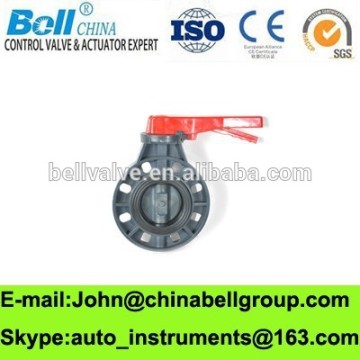 Manual UPVC Butterfly Valve / DN50-200 Butterfly Valves