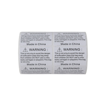 Self-adhesive Warning Label WARNING Warning Warning Sticker Printable Transparent Label