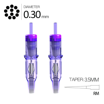 Mast Pro 0.3MM Round Magnum 3.5MM Taper Tattoo Cartridges, Box of 20