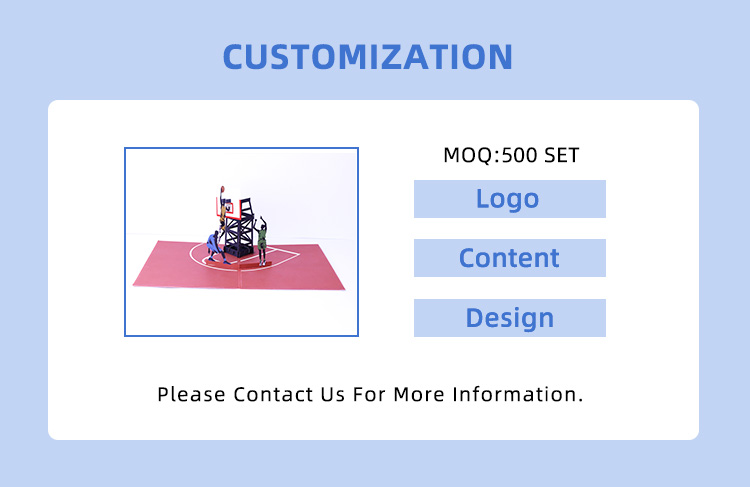 Basketball Pop Up Card