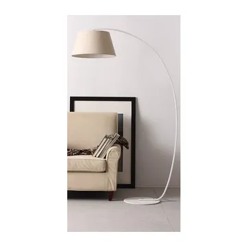 Home room decorative Floor lamp lighting with linen fabric shade