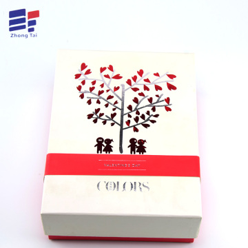 Clothes paper contain packaging with foam insert