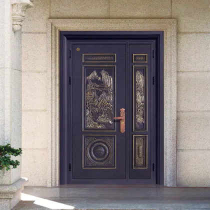 Hot Main Gate Door Grill Design: Mother and Son Door