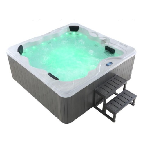 Jacuzzi Filter Cleaner Freestanding hot tub backyard spa with 1lounger