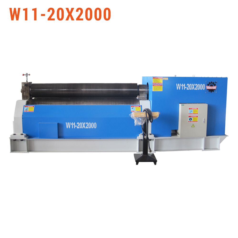 W11-20x2000 Máquina de rodadura de placa mecánica con 3 rodillos