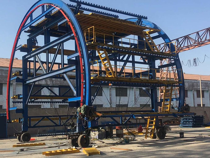 Sistema de painel de cofragem de túnel de metal de aço