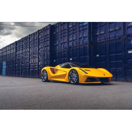 The most powerful production car Lotus Evija Yellow