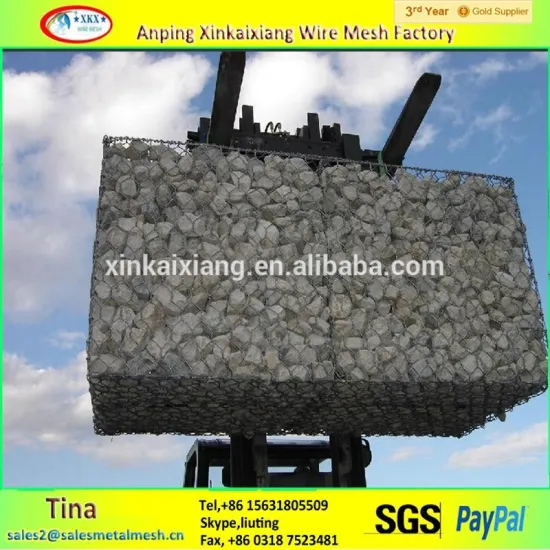 Good quality woven Galvanized/PVC Gabion Basket/Gabion Box For Sale