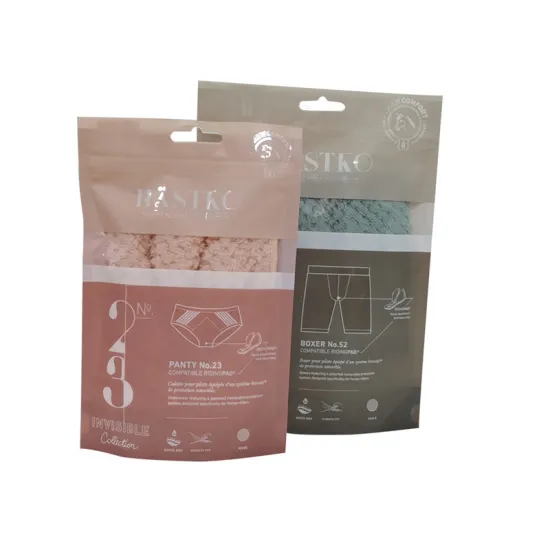 Biodegradable Corn Starch Stand Up Pouch With Zipper