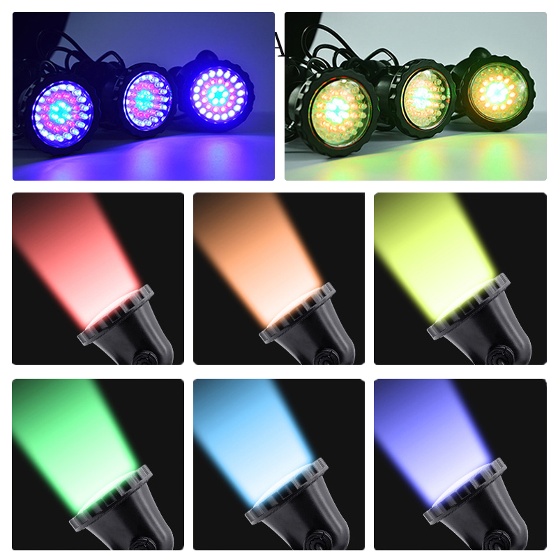 Led Garden Spotlight Rgb Jpg