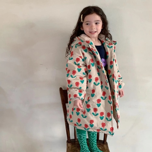 Babymädchen WinterbekleidungThicked Hoodie Jacke
