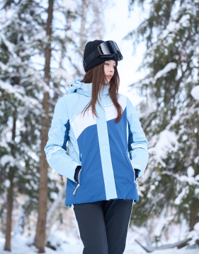 Black Double Snowboard Snowboard Suit Windproof