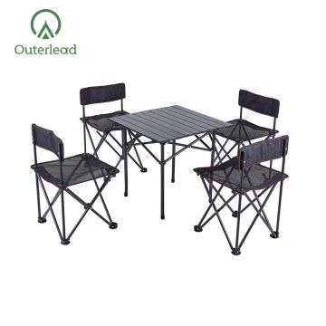 Ytterlead utomhus bärbar resepicknickbord och stolar