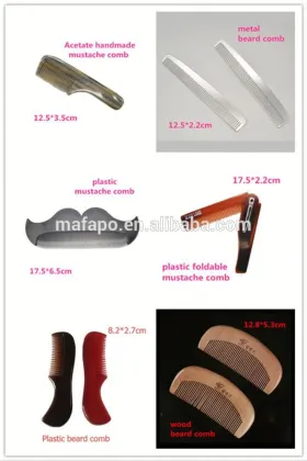 Luxury Mustache Combs Beard Combs For Man Handmade Beard And Moustache Comb