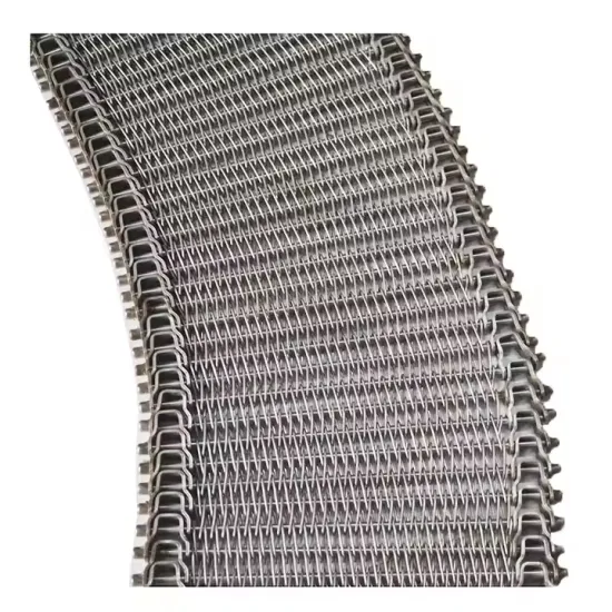 Stainless Steel Spiral Woven Flexible Curve Belt