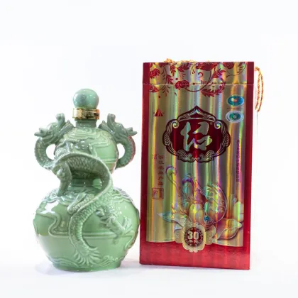 Celadon Packaging Shaoxing Huadiao Wine Aged 30 Years