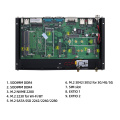 Mini PC Industrial sin ventilador I7-1165G7 Procesador 4K UHD