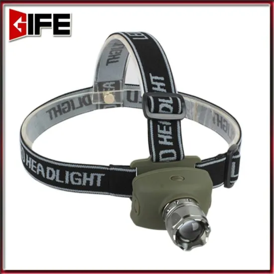 GF-8021 China Factory Supply Cheap 3 modes Light Aluminum Strong Light u2 3000 lumen led headlamp