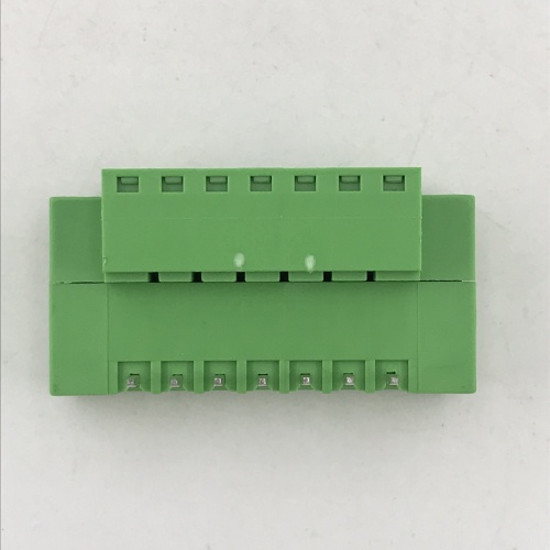 Bloco terminal plugável de passo de 3,5 MM com flange fixo