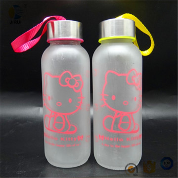 300ml Glass Bottle/ Lovely Cat Bottle