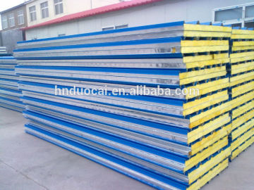 rock wool pu filled sandwich panel/PU Sandwich panel