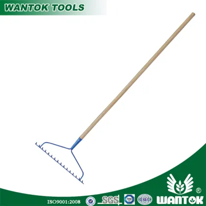 R101L Garden Rake,Steel Rake,Level garden rake/garden rake with long wooden handle