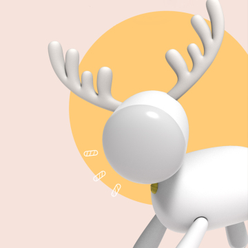 Χαριτωμένο προσαρμόσιμο Santa Deer οδήγησε νυχτερινό φως με αισθητήρα κίνησης αφής
