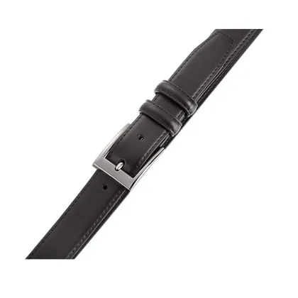 Men's Business Luxury Leather Gift Set: Buckle Belt with Bonus Card Holder
