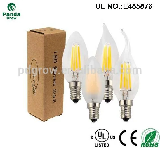 E14 Led E12 Led C35 1W 2W 3W 4W Bulbs Led Filament Candle 2200k 2300k 2500k 2700k