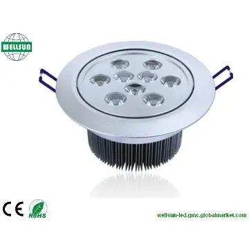 9W hotel LED down lighting long lifespan